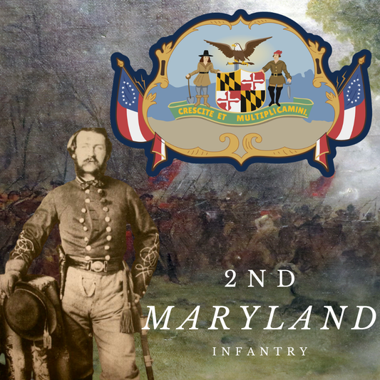 2nd Maryland Infantry State Flag Sticker/Magnet