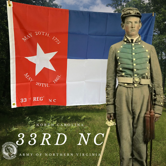 33rd North Carolina State Issue House Flag