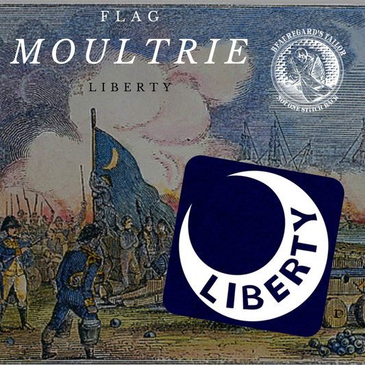Fort Moultrie "Liberty" Flag Stickers