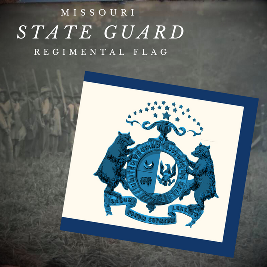 Saline Jackson Guards - Missouri State Guard Regimental Flag Stickers/Magnets