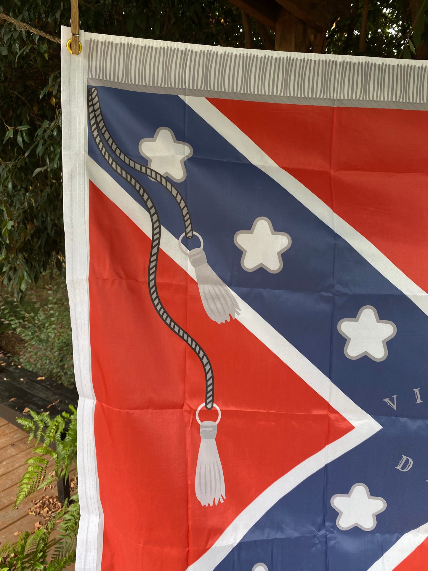 "Victory or Death" Savannah Volunteer Guards - 18th Georgia Battalion House Flag