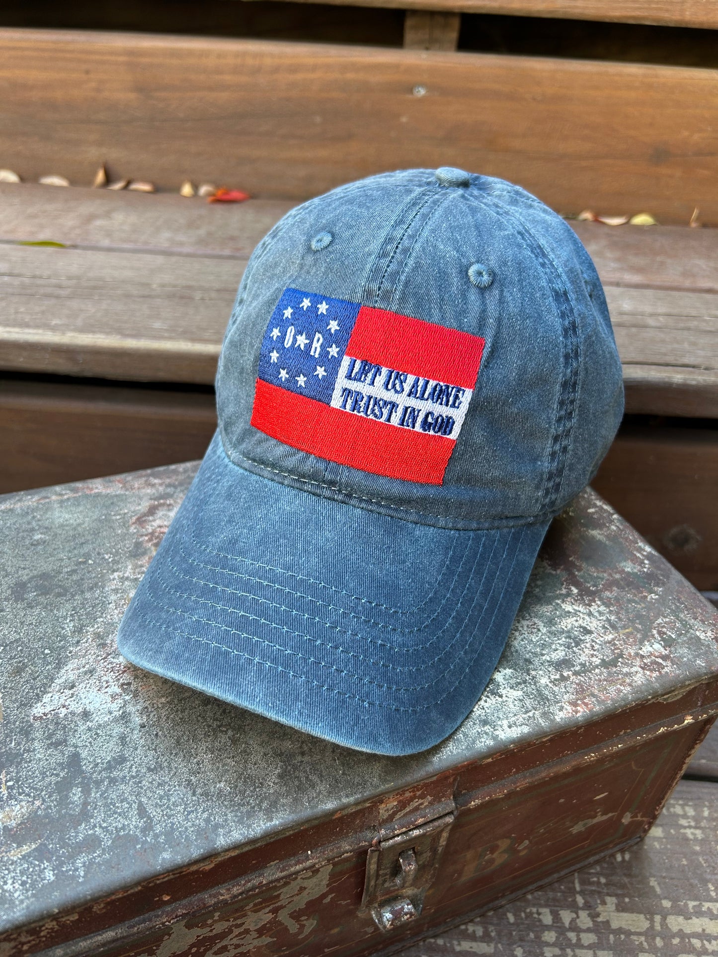 "Let Us Alone" 6th Louisiana Flag Cap