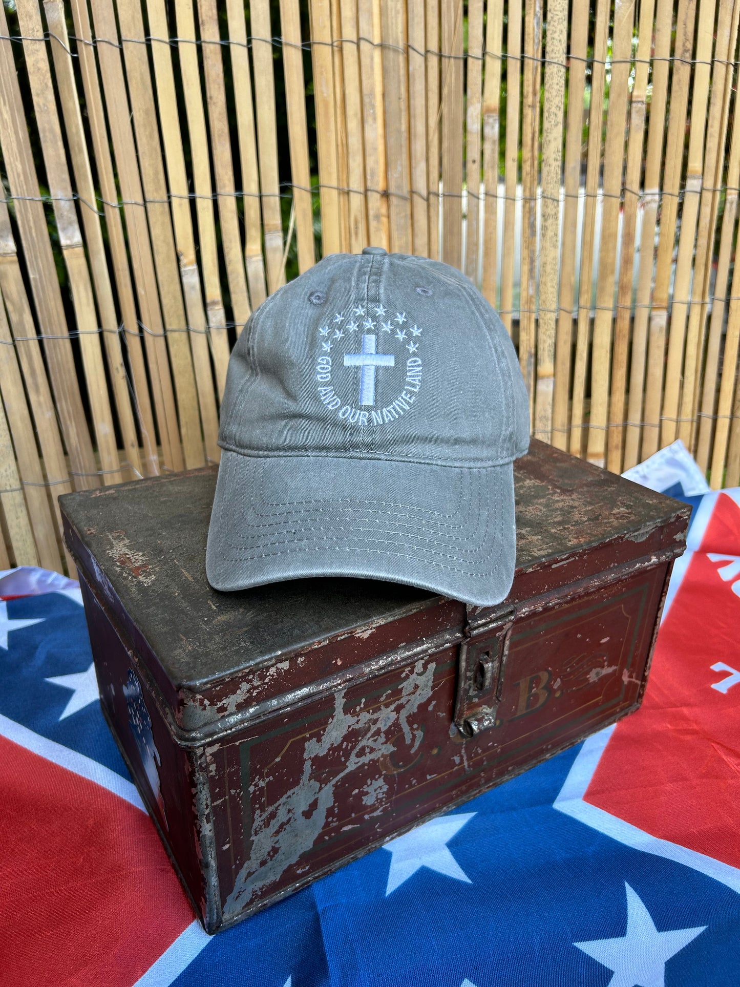 God and Our Native Land. - 31st Alabama Flag Cap