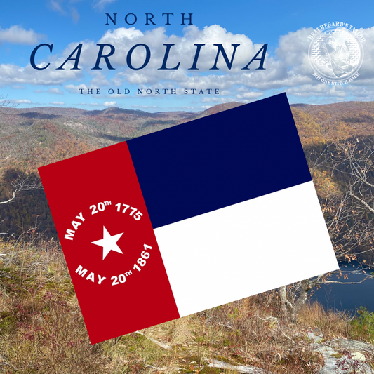 North Carolina State Flag (1861-1865) Stickers/Magnets