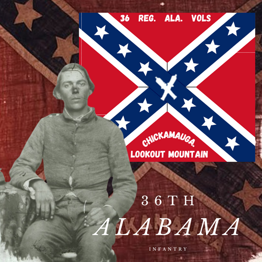 36th Alabama Infantry House Flag