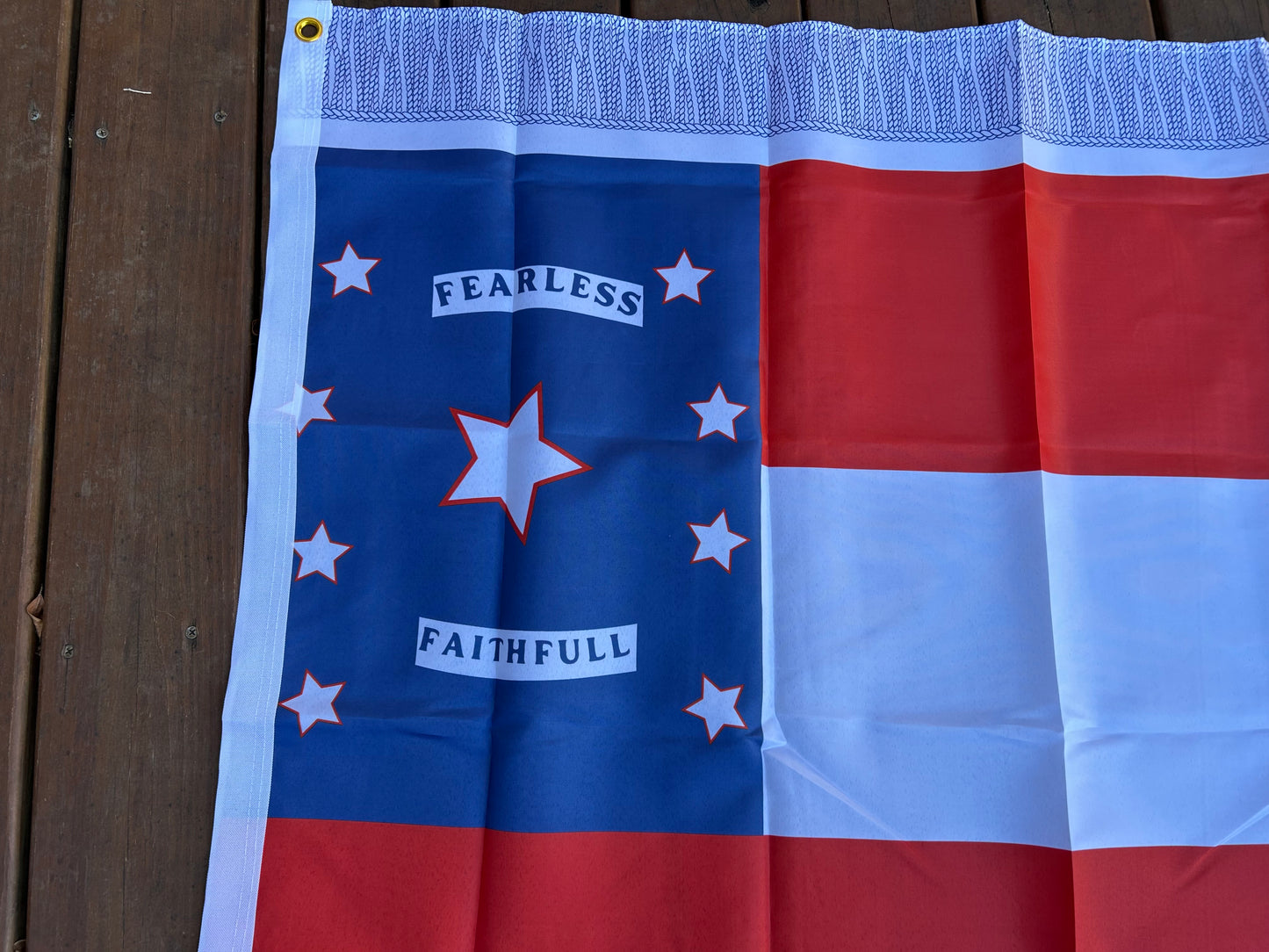 "Fearless - Faithful" - 17th Texas Infantry Flag