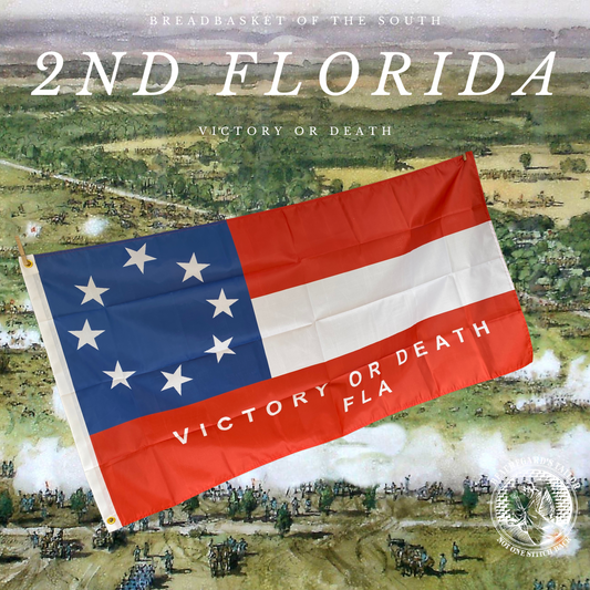 Victory or Death - 2nd Florida Infantry House Flag