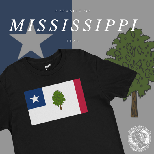 Republic of Mississippi Flag 1861 T-Shirt