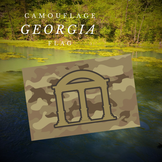 Republic of Georgia Camouflage Flag