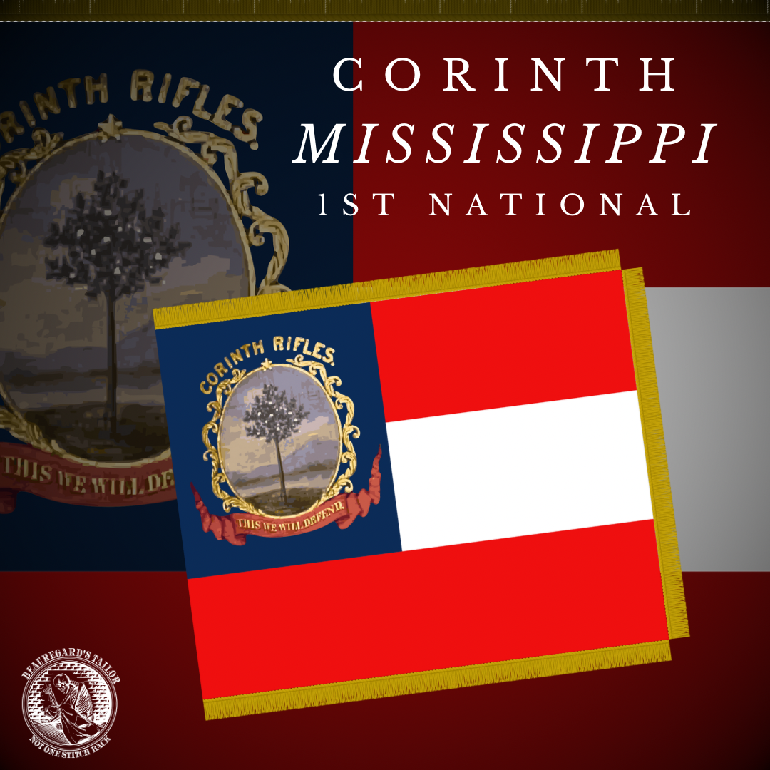 Corinth Rifles 1st National Flag Stickers