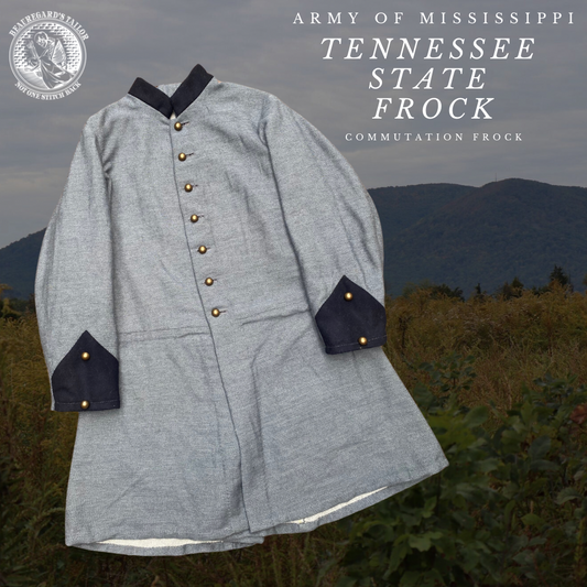 Tennessee State Frock Coat 1861-1862 Ready to Ship - Size 52