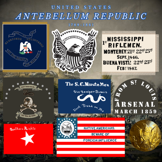 Antebellum Republic Sticker Set