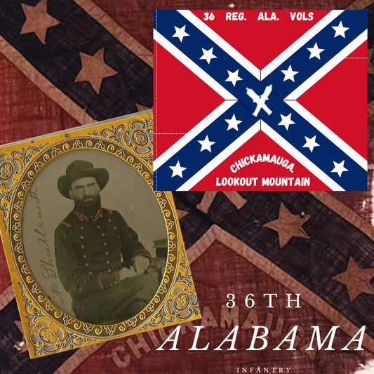 36th Alabama Regimental Colors Stickers