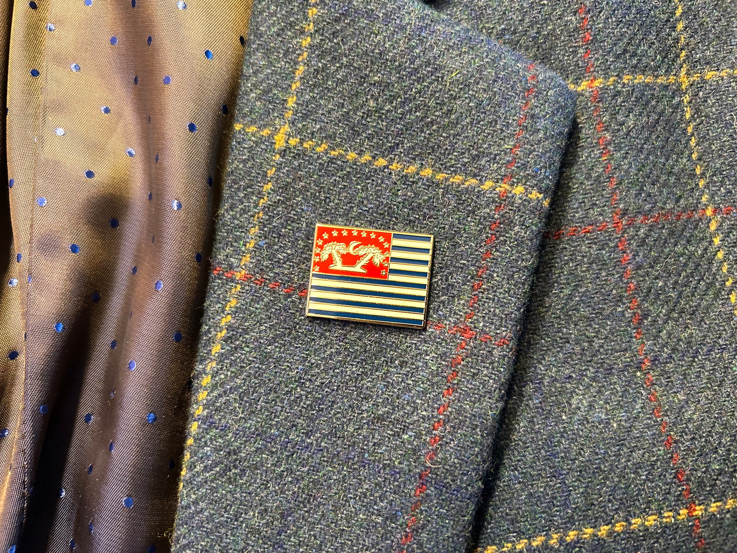 Fort Walker Flag Lapel Pins