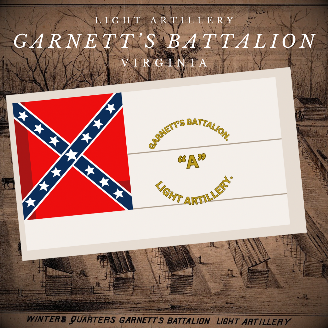 Garnett's Light Artillery 2nd National Flag Stickers