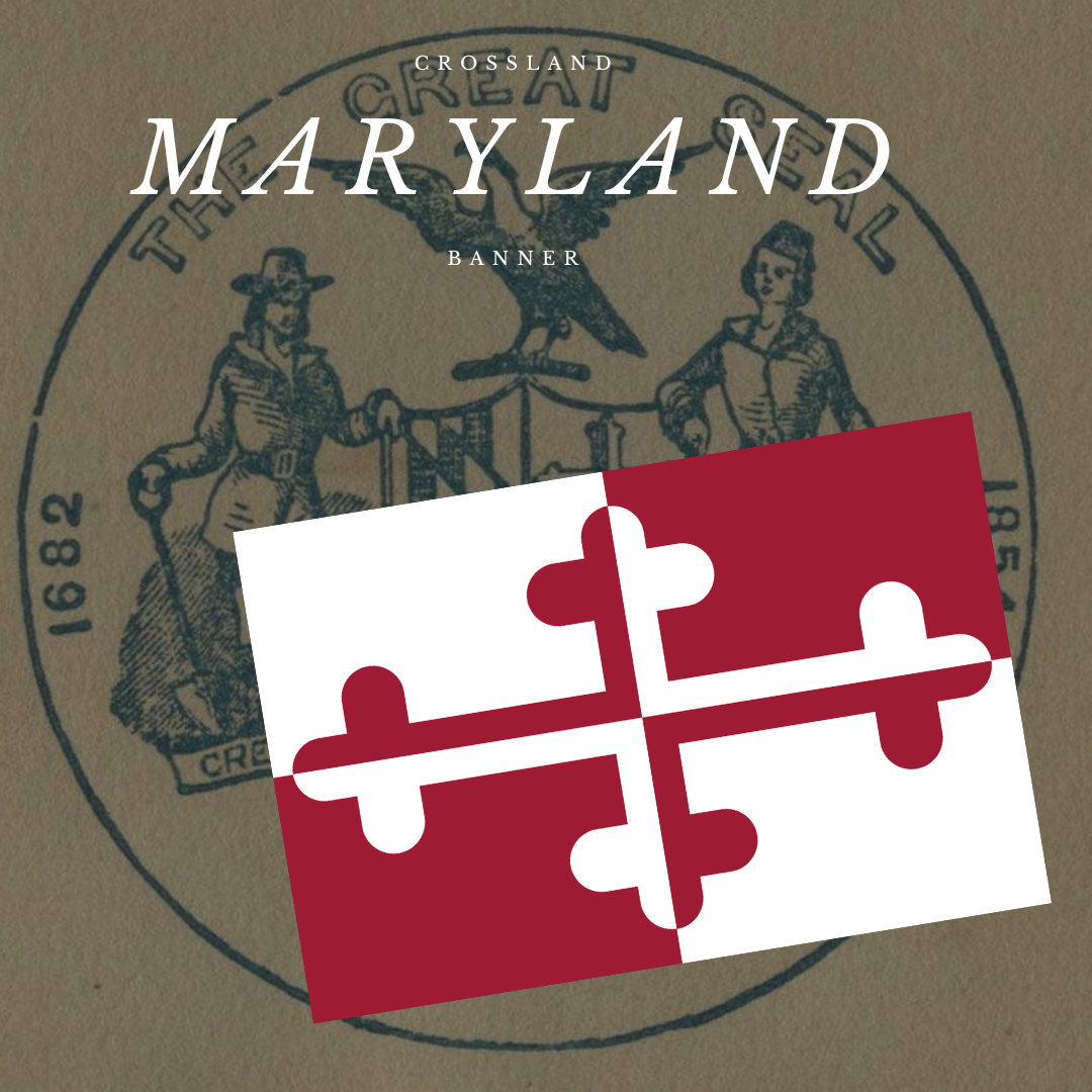 Maryland Crossland Banner Stickers/Magnets