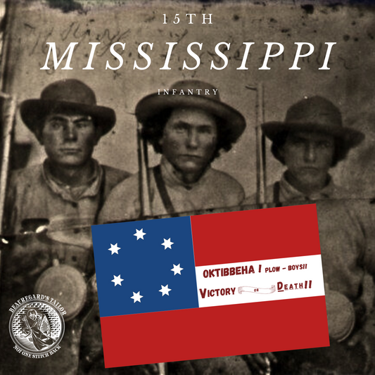 15th Mississippi Regimental Colors Stickers