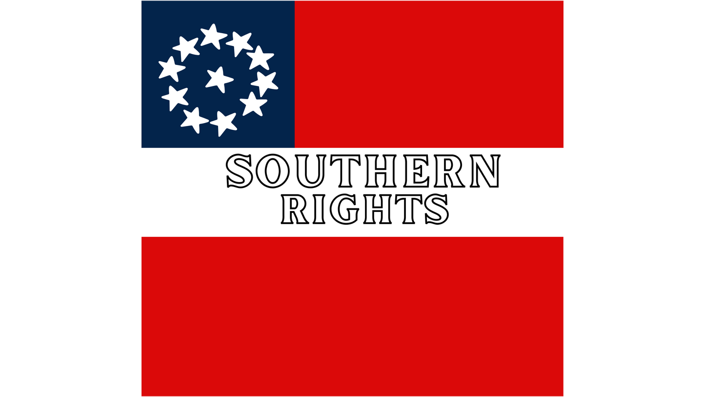 "Southern Rights" 1st National Flag Stickers/Magnets