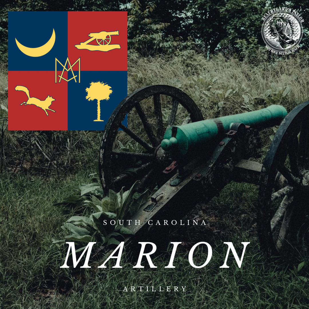 Marion Artillery Flag Sticker
