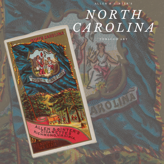 Richmond Virginia - Allen & Ginter's North Carolina Coat of Arms Stickers