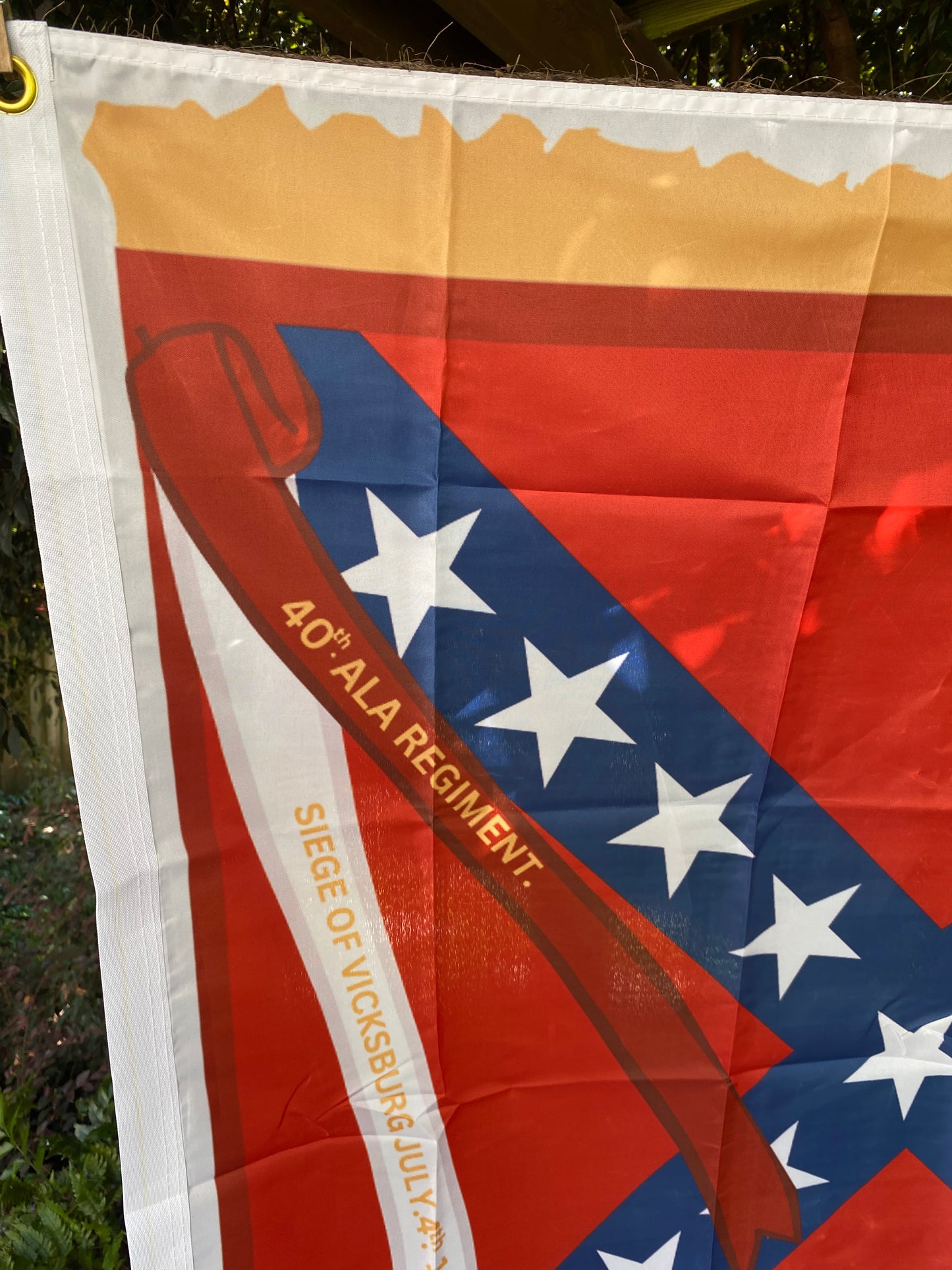 40th Alabama Infantry House Flag