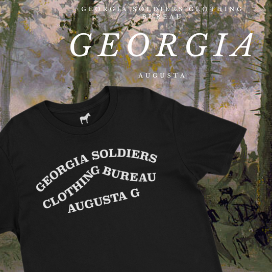 Georgia Soldiers Clothing Bureau Stamp T-Shirt