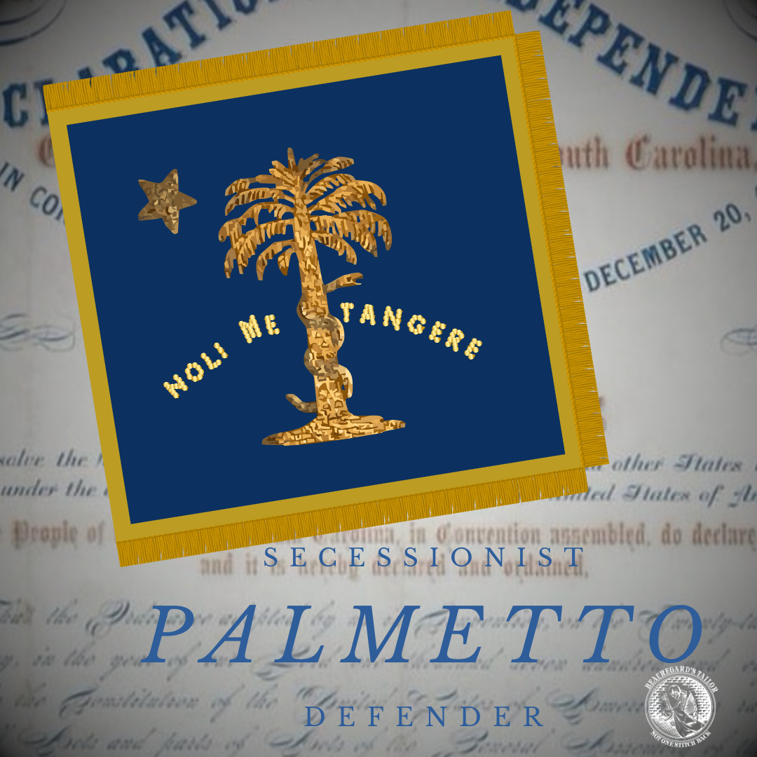 "NOLI ME TANGERE" South Carolina Palmetto Defender Flag Stickers/Magnets