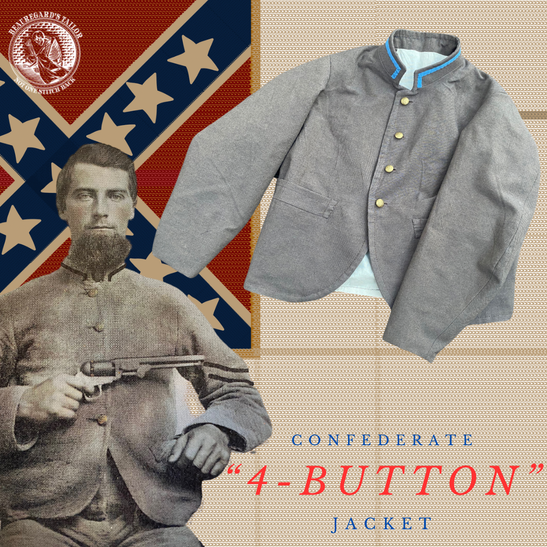 Confederate 4- Button Jacket