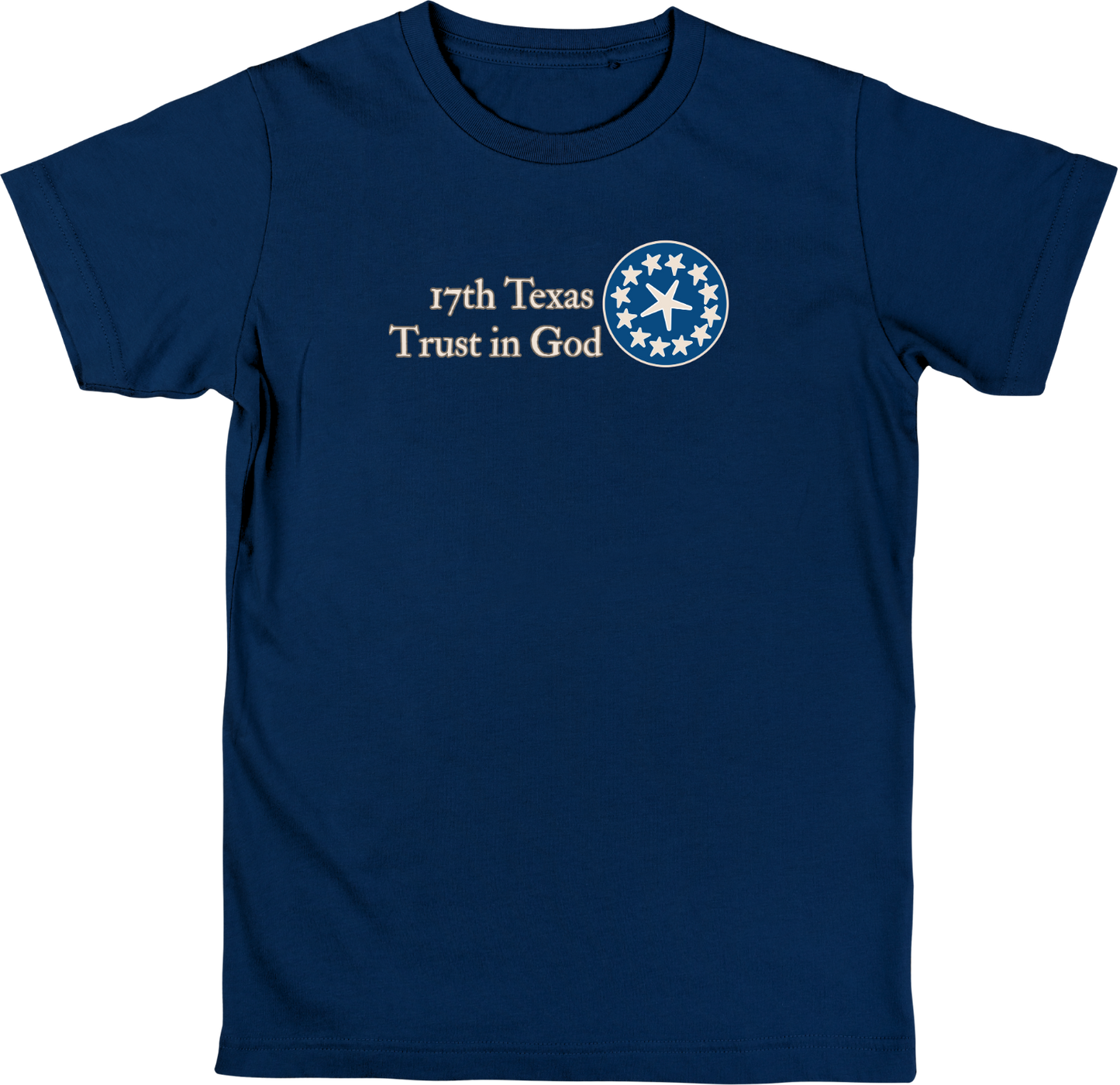 "Trust in God" 17th Texas Infantry Flag Shirt