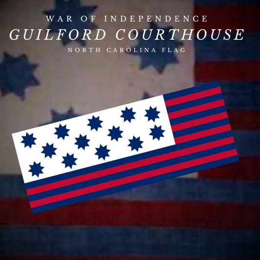 Guilford Courthouse Flag Stickers