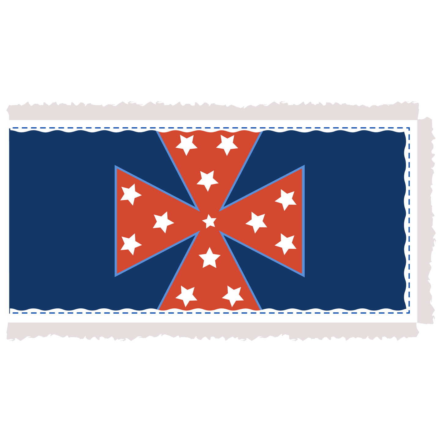 Southern Officer Headquarters' Flags and Guidons Stickers