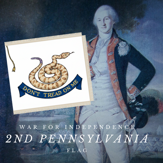 2nd Pennsylvania Regimental Flag Sticker/Magnet