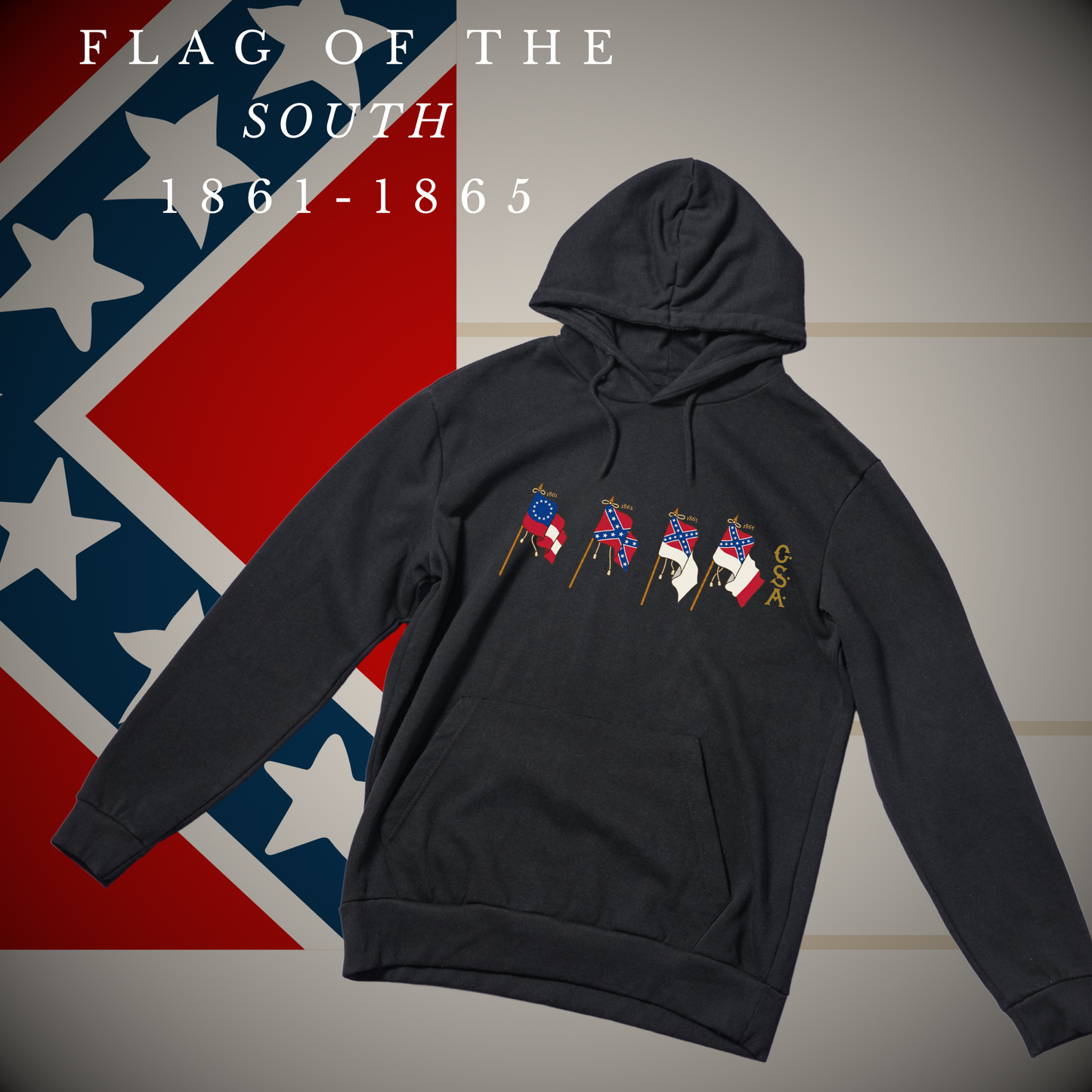 Flags of the Southern Confederacy Hoodie