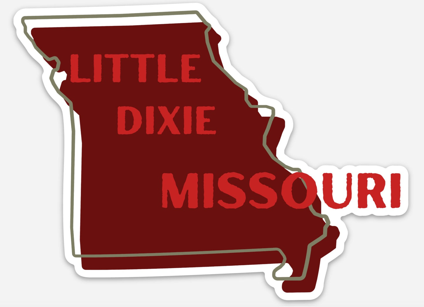 "Little Dixie" Missouri Stickers/Magnets