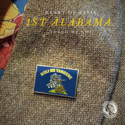 "Touch me not" 1st Alabama Flag Lapel Pin