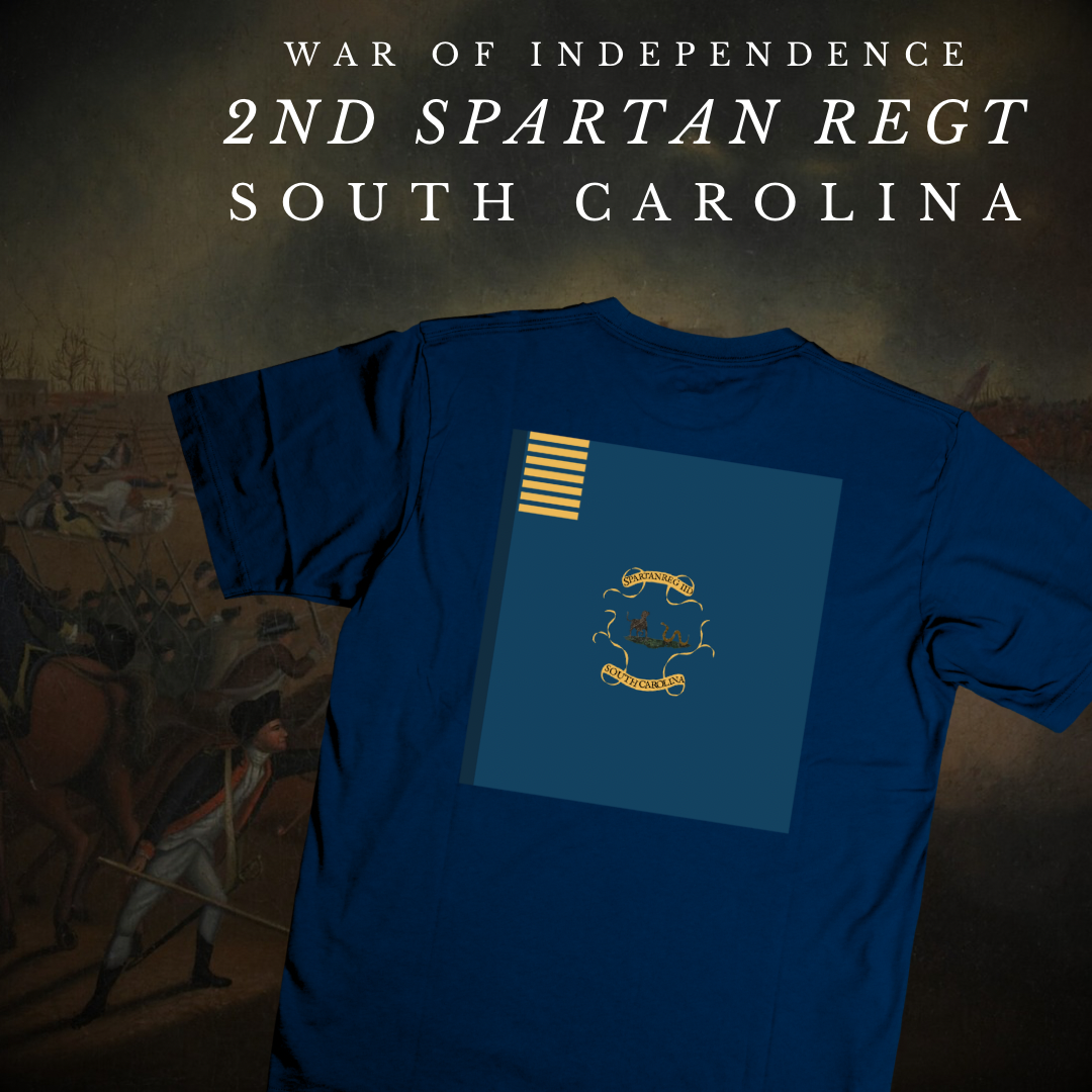 2nd Spartan Militia Regiment - South Carolina Flag Shirt