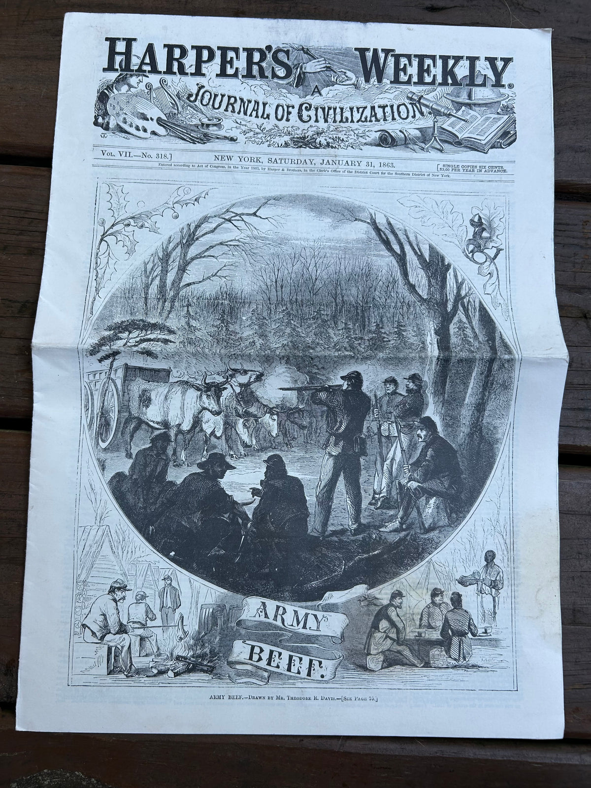 Reproduction Newspapers  (North and South)