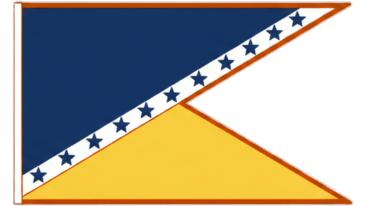 "Fighting Joe Wheeler" Cavalry Guidon Sticker/Magnet