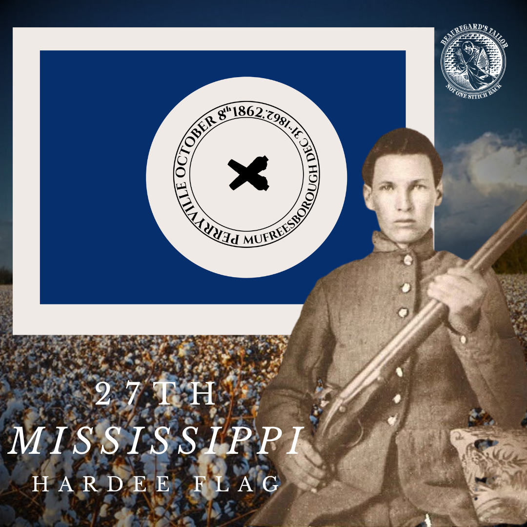 27th Mississippi Regimental Colors Stickers