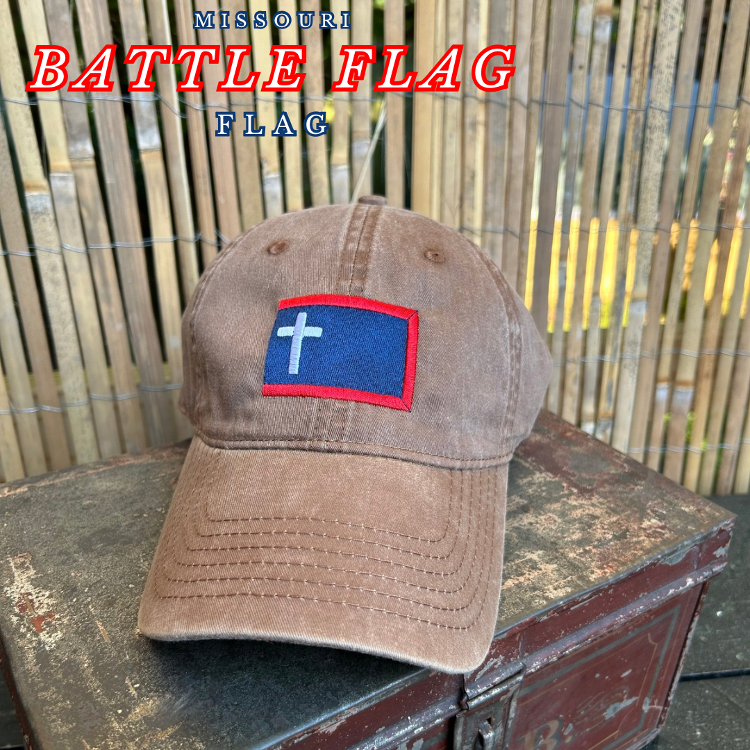 "Missouri Battle Flag" 9th Missouri Sharpshooters Flag Cap