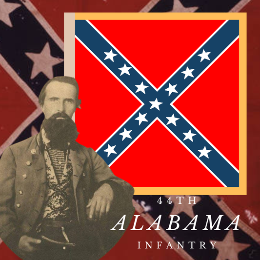 44th Alabama Infantry Flag Sticker/Magnet