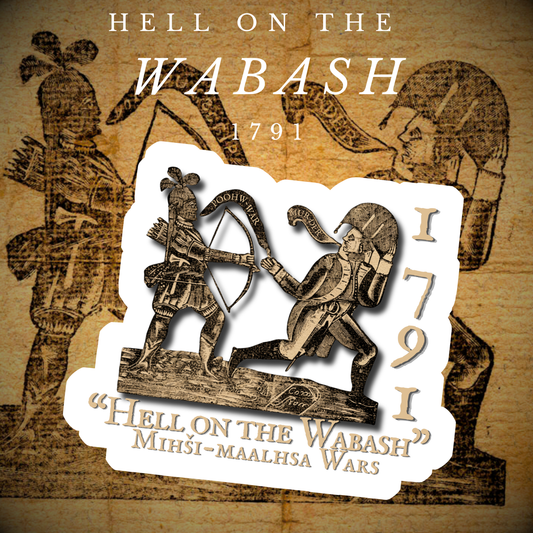 "Hell on the Wabash" Stickers/Magnet