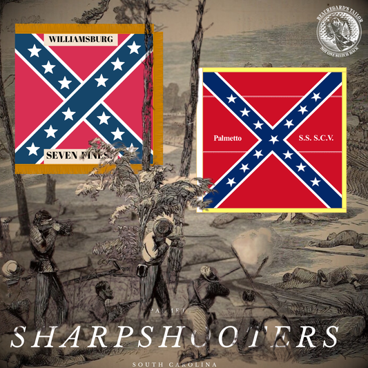 Palmetto Sharpshooters Flag Stickers/Magnet