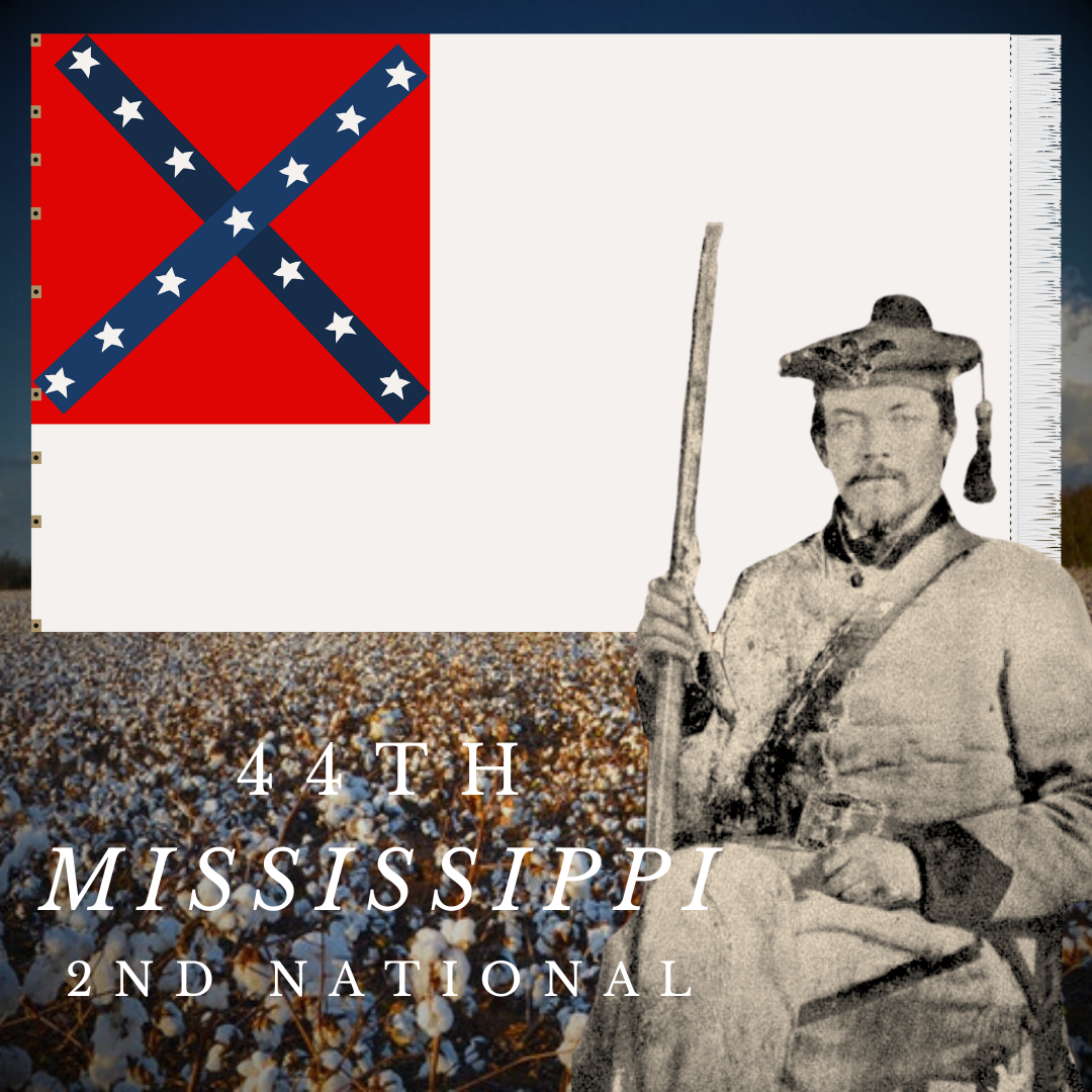 44th Mississippi 2nd National Stickers