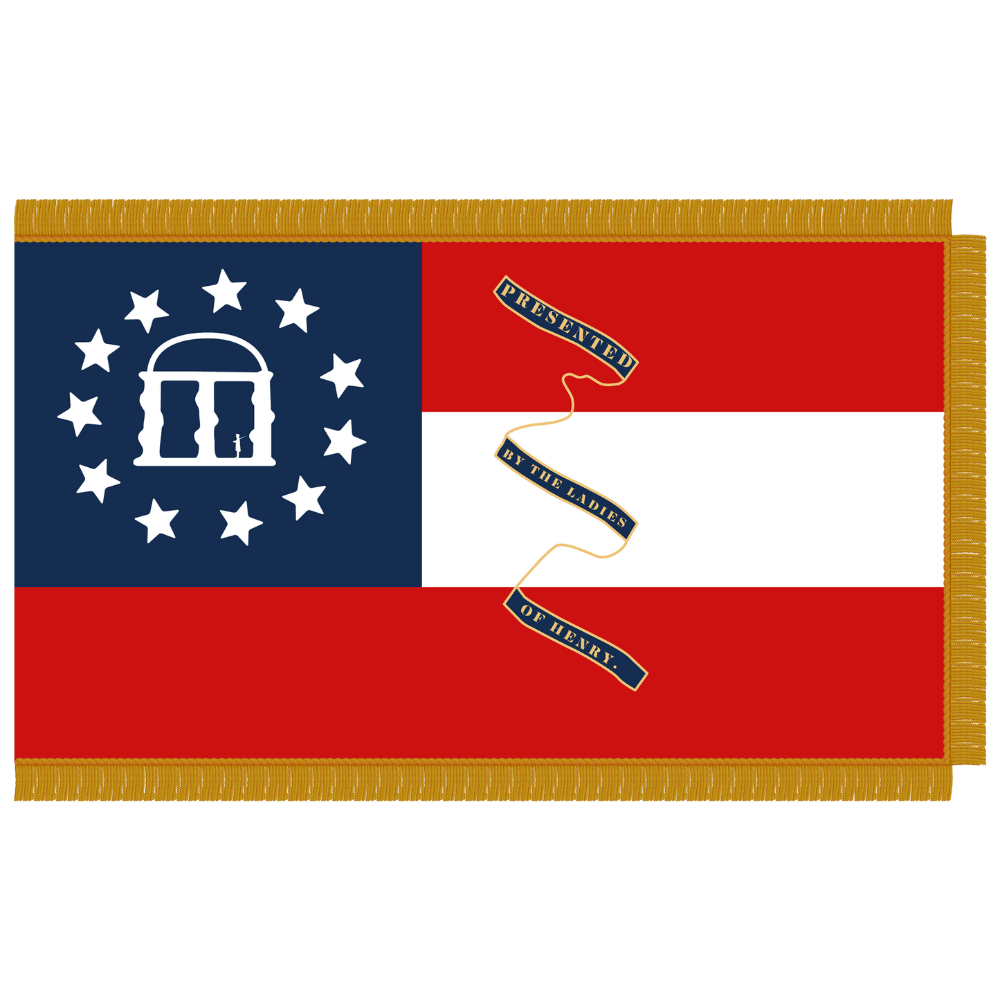 27th Georgia Infantry Flag Stickers/Magnet