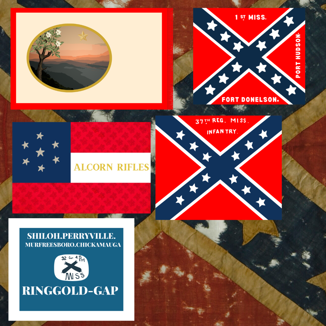 Mississippi Flag Sticker Set