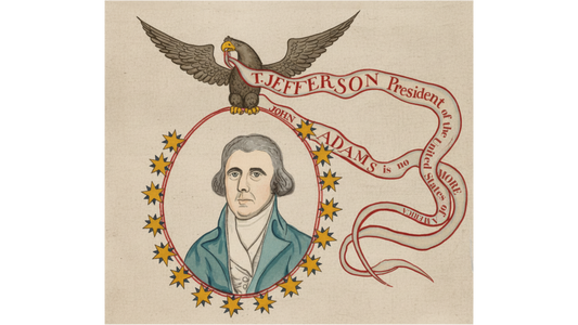 1800 Presidentail Election - Thomas Jefferson Banner