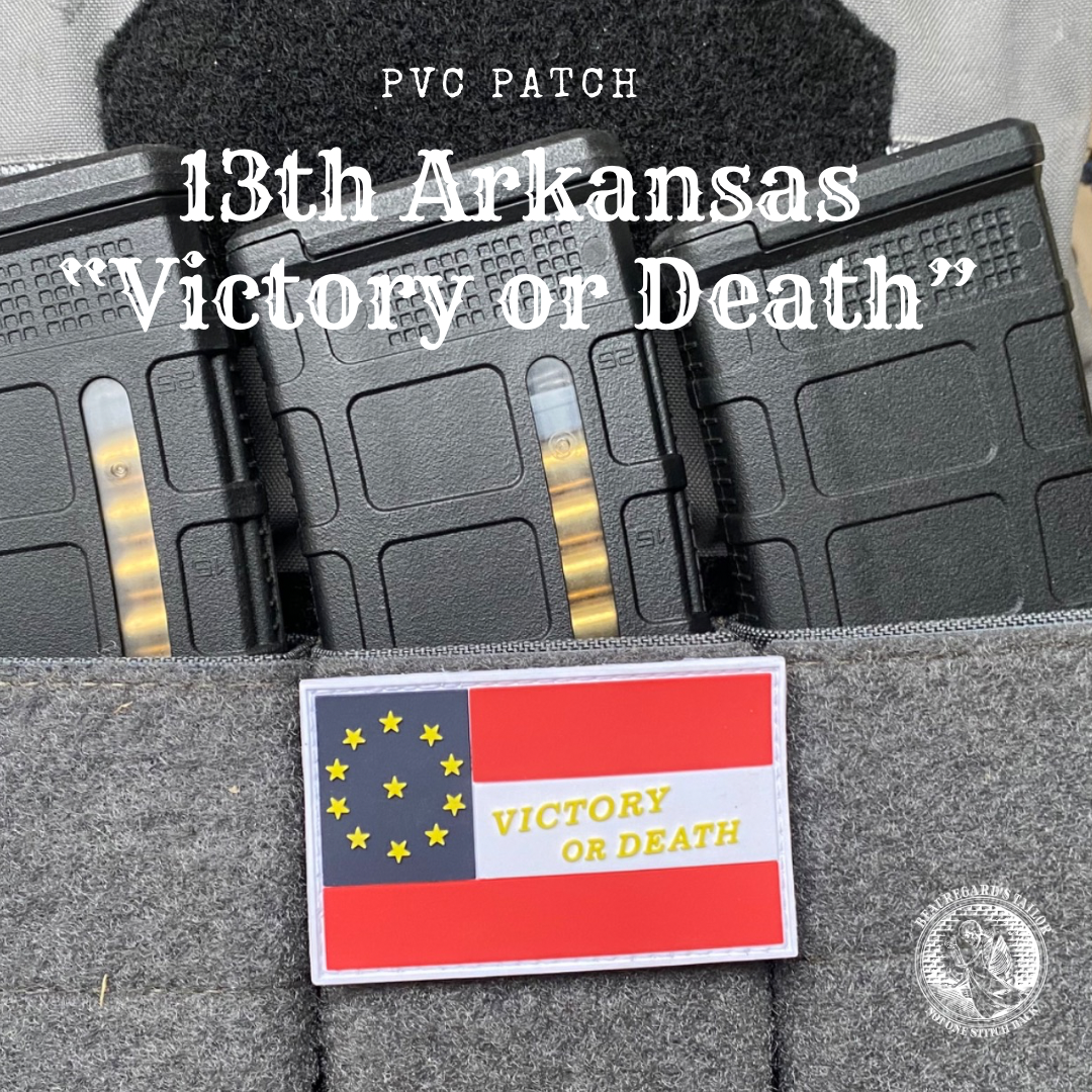 Victory of Death 13th Arkansas PVC Morale Patch – Beauregard's Tailor