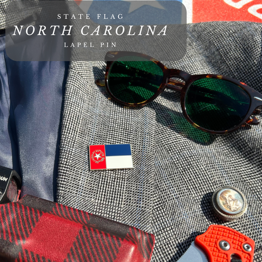 North Carolina Flag Lapel Pin