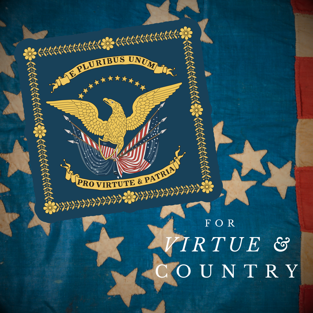 "For virtue and country" - Eagle of the Old Republic Sticker/Magnet